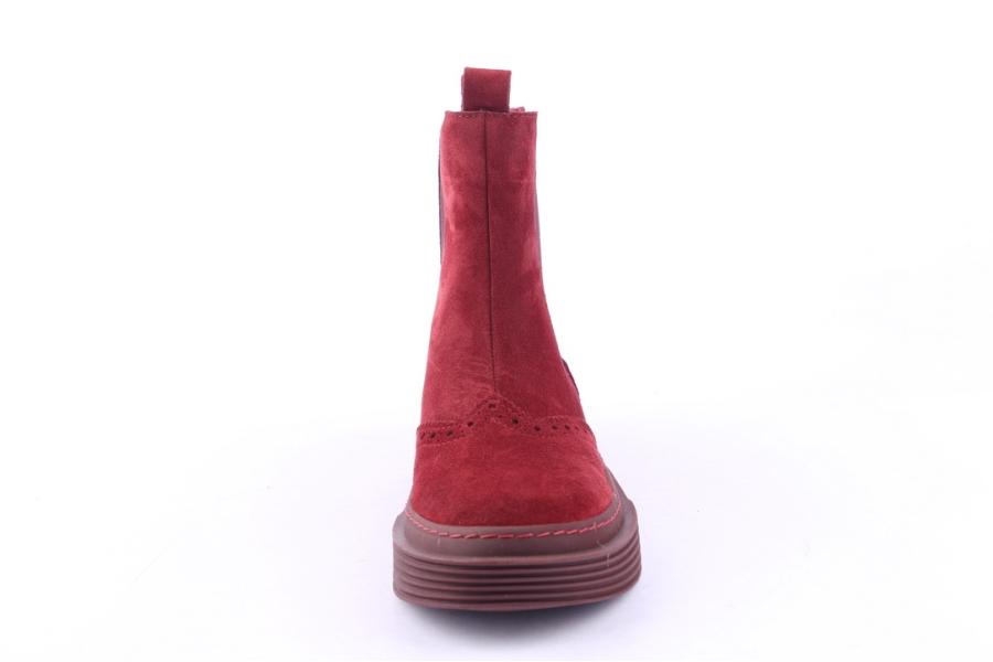 D.moro Shoes Women Suede Leather Ankle Boots For Winter: 950 Burgundy (Wholesale)