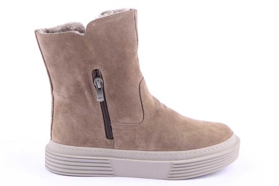 d.moro shoes Women Suede Leather Ankle Boots for Winter: 951 Mink (Wholesale)