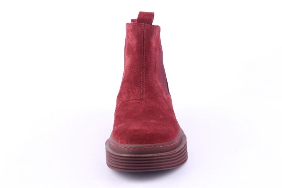 D.moro Shoes Women Suede Leather Ankle Boots For Winter: 952 Burgundy (Wholesale)