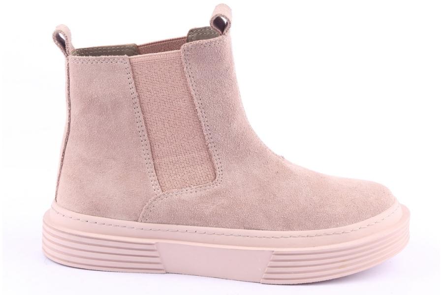 d.moro shoes Women Suede Leather Ankle Boots for Winter: 952 Powder (Wholesale)