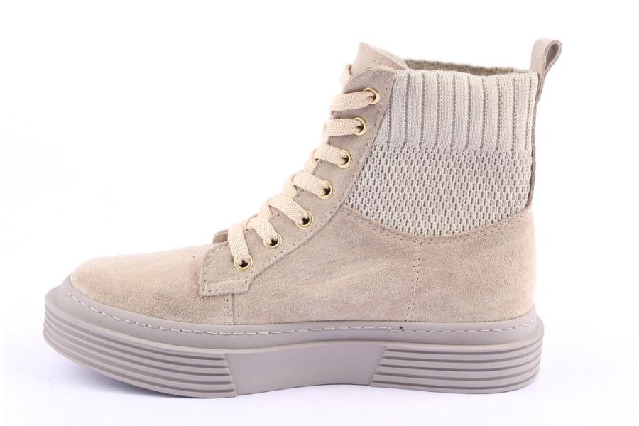 D.moro Shoes Women Suede Leather Ankle Boots For Winter: 954 Beige (Wholesale)