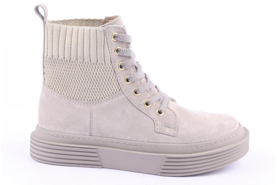 d.moro shoes Women Suede Leather Ankle Boots for Winter: 954 Beige (Wholesale)