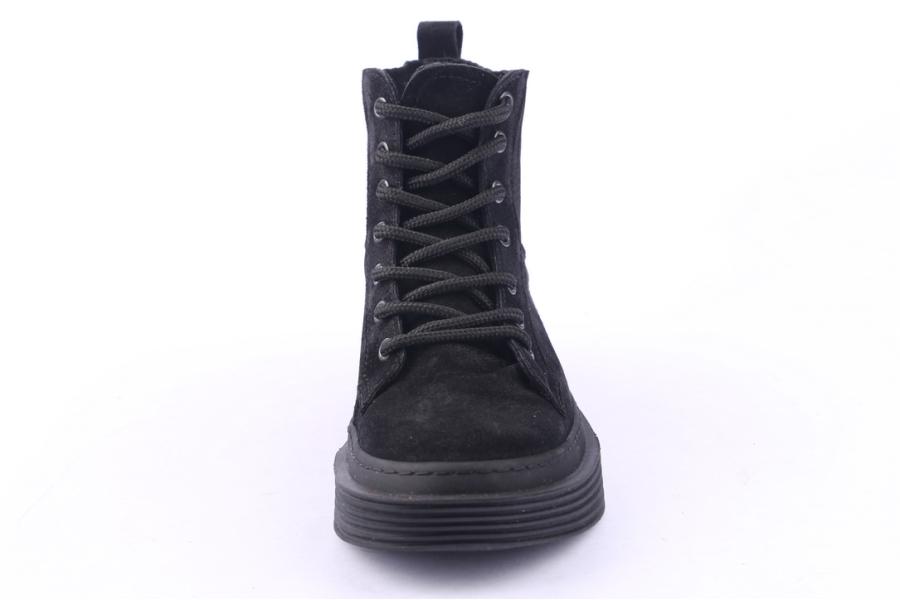 D.moro Shoes Women Suede Leather Ankle Boots For Winter: 954 Black (Wholesale)