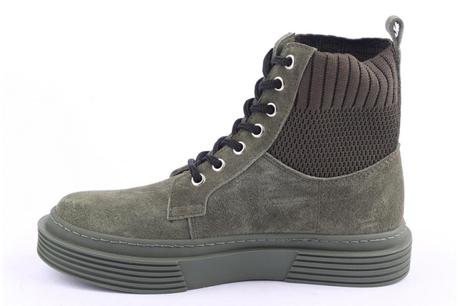 D.moro Shoes Women Suede Leather Ankle Boots For Winter: 954 Green (Wholesale)