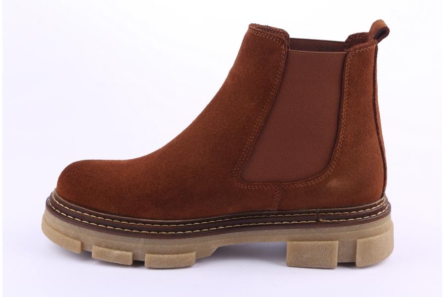 D.moro Shoes Women Suede Leather Ankle Boots For Winter: 9801 Brown (Wholesale)