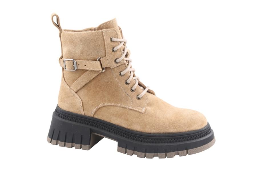 d.moro shoes Women Suede Leather Ankle Boots for Winter: Alfa-01 Camel (Wholesale)