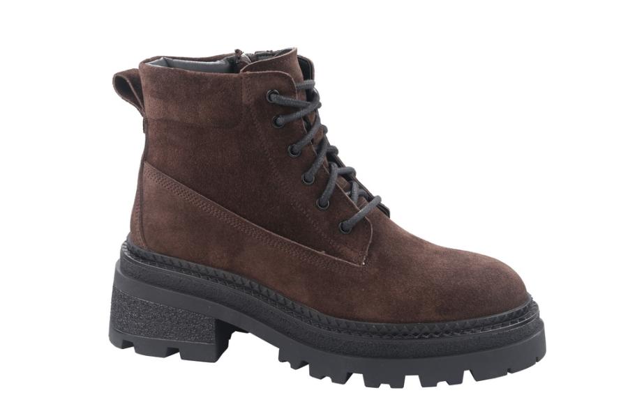 d.moro shoes Women Suede Leather Ankle Boots for Winter: Bella-02 Brown (Wholesale)