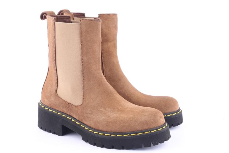 D.moro Shoes Women Suede Leather Ankle Boots For Winter: DRM2 Beige (Wholesale)