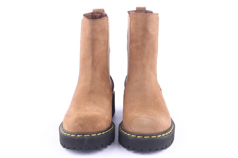 D.moro Shoes Women Suede Leather Ankle Boots For Winter: DRM2 Beige (Wholesale)