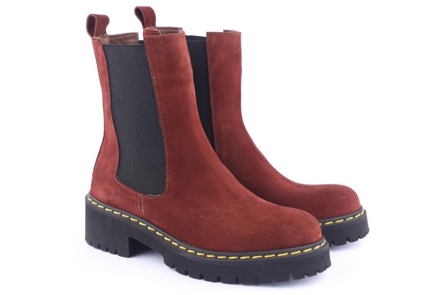 D.moro Shoes Women Suede Leather Ankle Boots For Winter: DRM2 Brown (Wholesale)