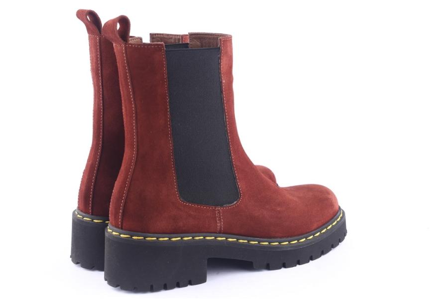 D.moro Shoes Women Suede Leather Ankle Boots For Winter: DRM2 Brown (Wholesale)