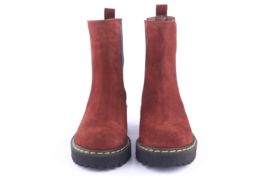 D.moro Shoes Women Suede Leather Ankle Boots For Winter: DRM2 Brown (Wholesale)