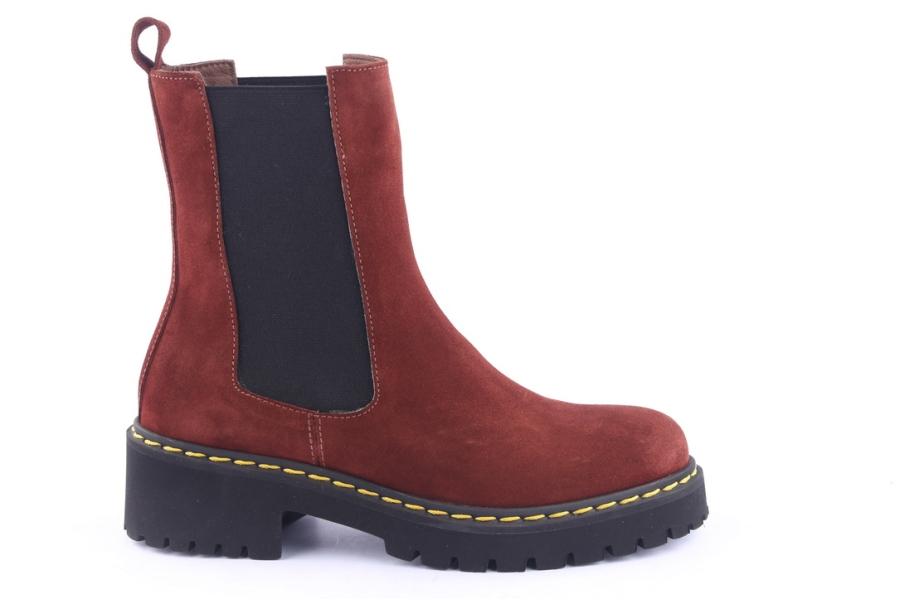 d.moro shoes Women Suede Leather Ankle Boots for Winter: DRM2 Brown (Wholesale)