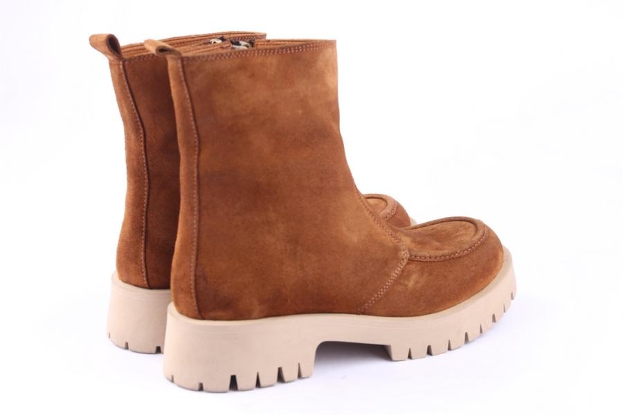 D.moro Shoes Women Suede Leather Ankle Boots For Winter: GUC3 Tan (Wholesale)