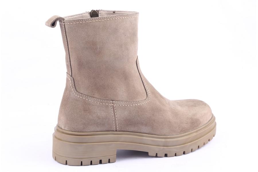 D.moro Shoes Women Suede Leather Ankle Boots For Winter: LAURA1 Beige (Wholesale)