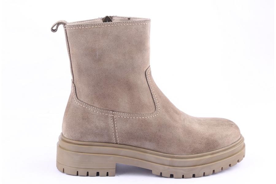 d.moro shoes Women Suede Leather Ankle Boots for Winter: LAURA1 Beige (Wholesale)