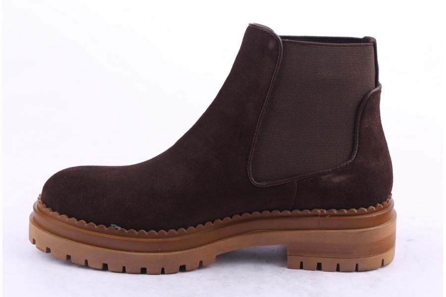 D.moro Shoes Women Suede Leather Ankle Boots For Winter: LAURA2 Brown (Wholesale)