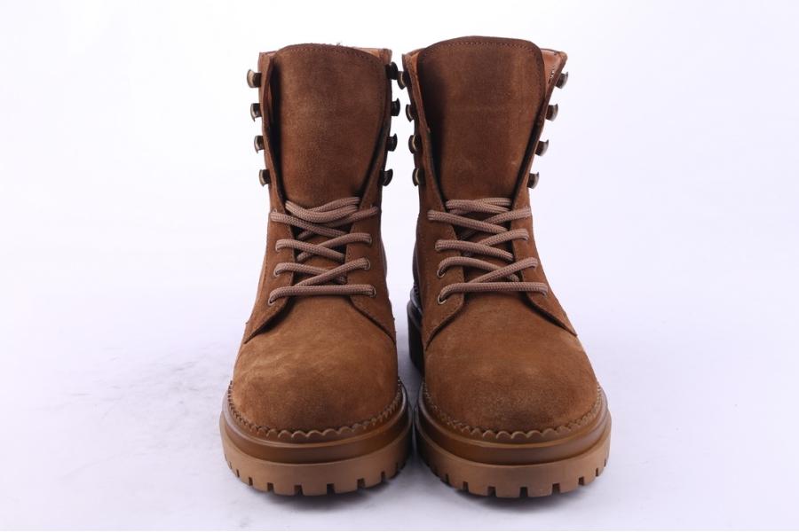 D.moro Shoes Women Suede Leather Ankle Boots For Winter: LAURA3 Tan (Wholesale)