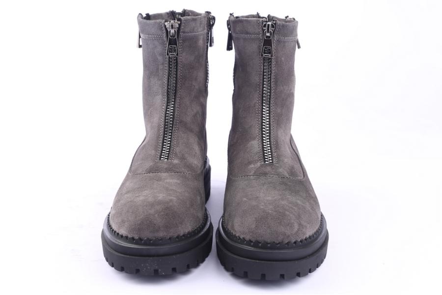 D.moro Shoes Women Suede Leather Ankle Boots For Winter: LAURA6 Grey (Wholesale)