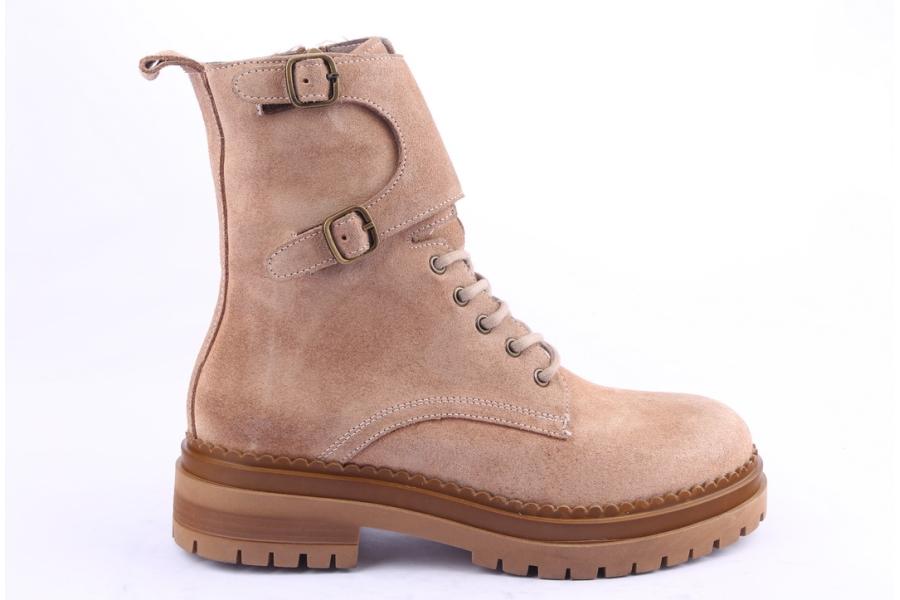 d.moro shoes Women Suede Leather Ankle Boots for Winter: LAURA7 Powder (Wholesale)