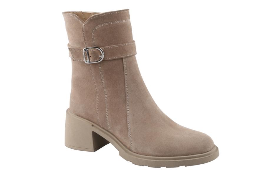 d.moro shoes Women Suede Leather Ankle Boots for Winter: Magada-05 Beige (Wholesale)