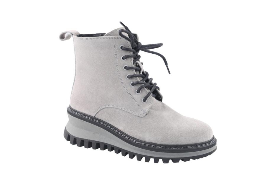 d.moro shoes Women Suede Leather Ankle Boots for Winter: Maru-02 Grey (Wholesale)