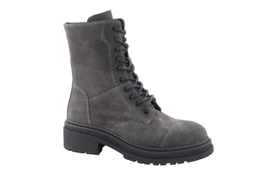 d.moro shoes Women Suede Leather Ankle Boots for Winter: Maru-03 Dark Grey (Wholesale)