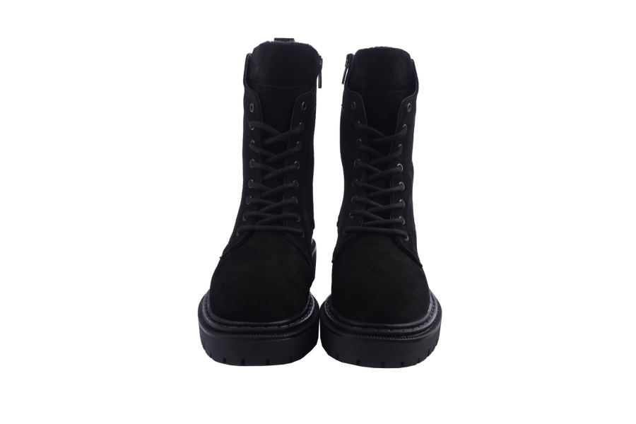 D.moro Shoes Women Suede Leather Ankle Boots For Winter: MINERAL7 Black (Wholesale)