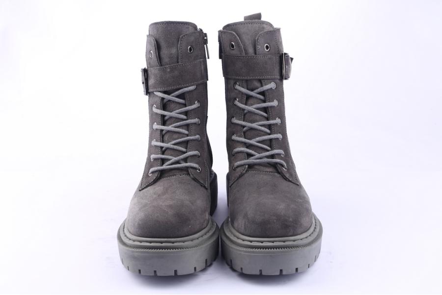 D.moro Shoes Women Suede Leather Ankle Boots For Winter: MINERAL3 Grey (Wholesale)