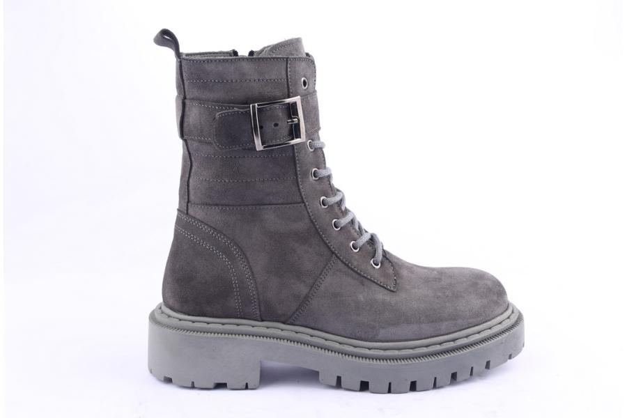 d.moro shoes Women Suede Leather Ankle Boots for Winter: MINERAL3 Grey (Wholesale)