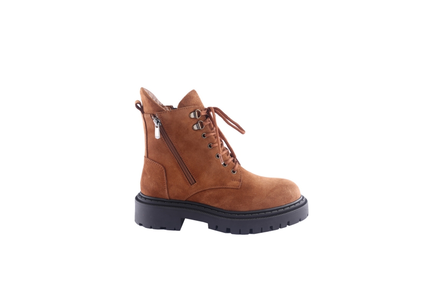 d.moro shoes Women Suede Leather Ankle Boots for Winter: MINERAL4 Tan (Wholesale)