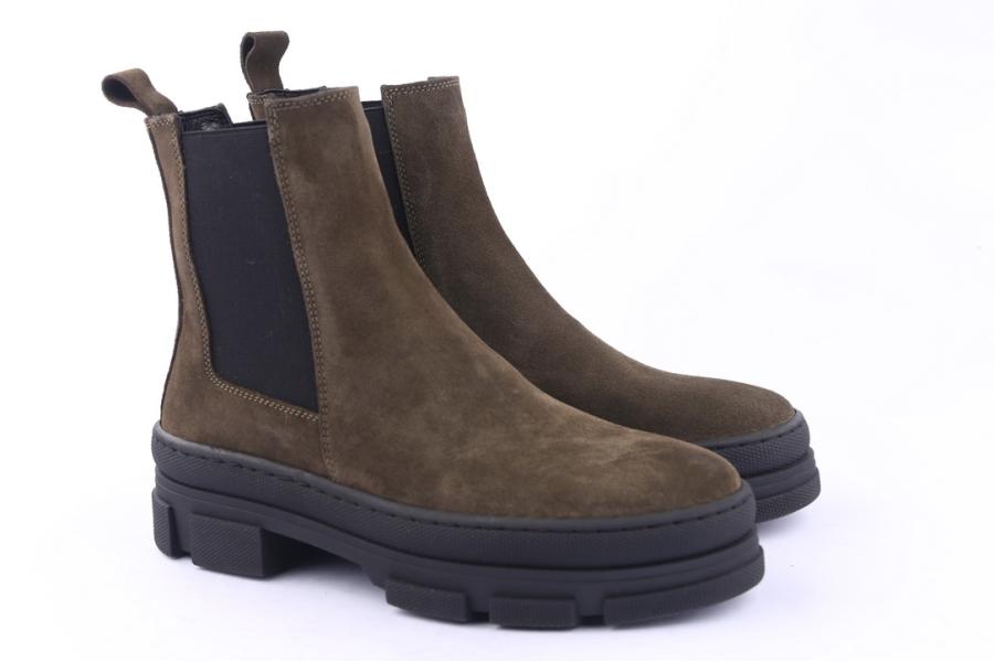 D.moro Shoes Women Suede Leather Ankle Boots For Winter: SEUL3 Khaki (Wholesale)