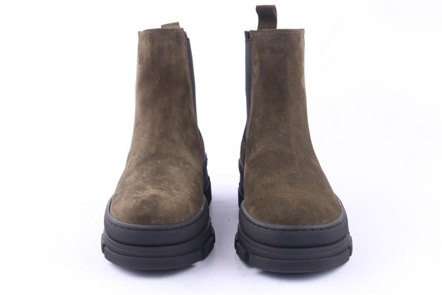 D.moro Shoes Women Suede Leather Ankle Boots For Winter: SEUL3 Khaki (Wholesale)