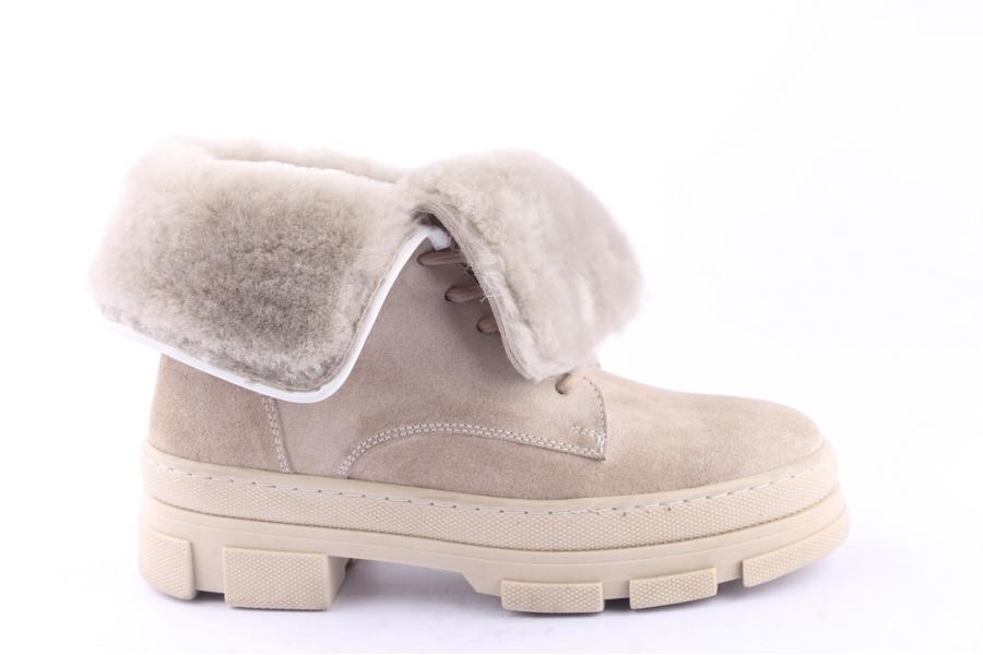 d.moro shoes Women Suede Leather Ankle Boots for Winter: SEUL5 Beige (Wholesale)