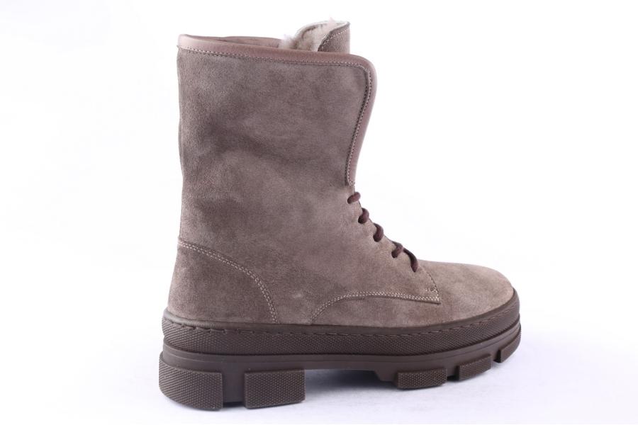 D.moro Shoes Women Suede Leather Ankle Boots For Winter: SEUL5 Grey (Wholesale)