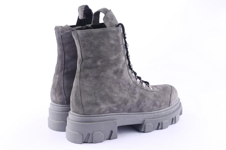 D.moro Shoes Women Suede Leather Ankle Boots For Winter: Z-1302 Grey (Wholesale)
