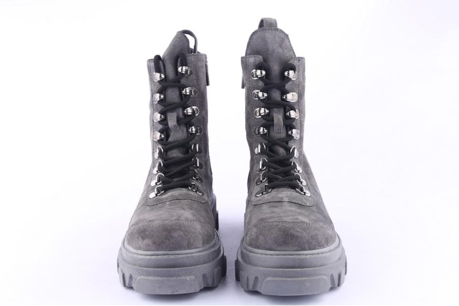 D.moro Shoes Women Suede Leather Ankle Boots For Winter: Z-1302 Grey (Wholesale)