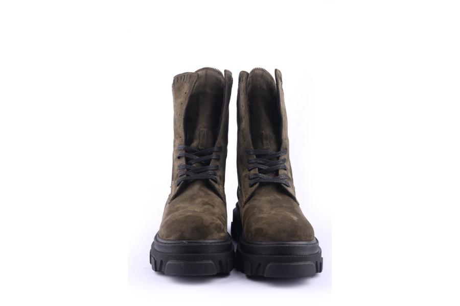 D.moro Shoes Women Suede Leather Ankle Boots For Winter: Z-1303 Khaki (Wholesale)