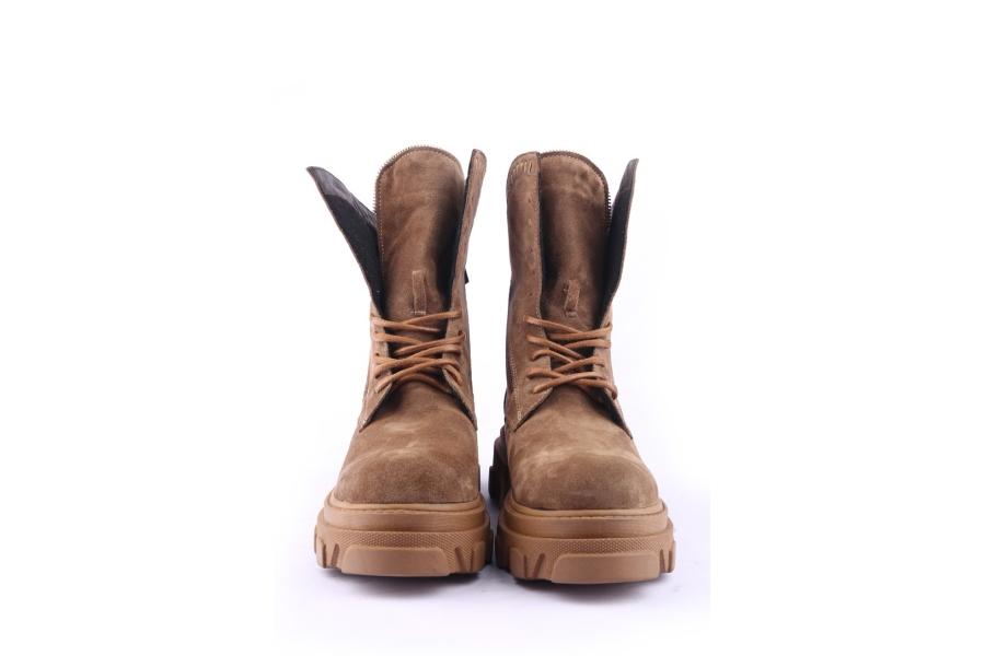 D.moro Shoes Women Suede Leather Ankle Boots For Winter: Z-1303 Tan (Wholesale)