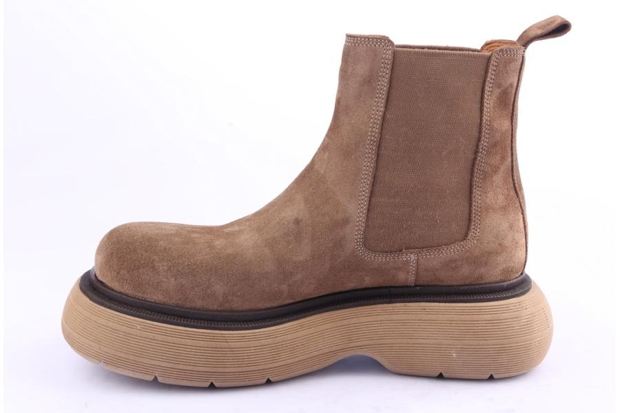 D.moro Shoes Women Suede Leather Ankle Boots For Winter: Z-1400 Mink (Wholesale)