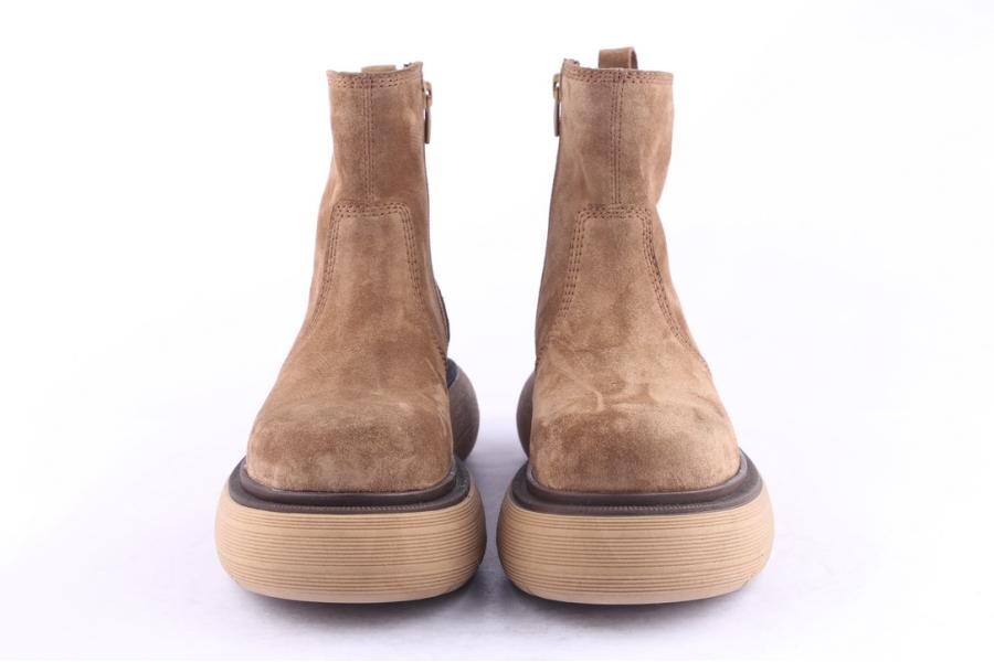 D.moro Shoes Women Suede Leather Ankle Boots For Winter: Z-1406 Tan (Wholesale)
