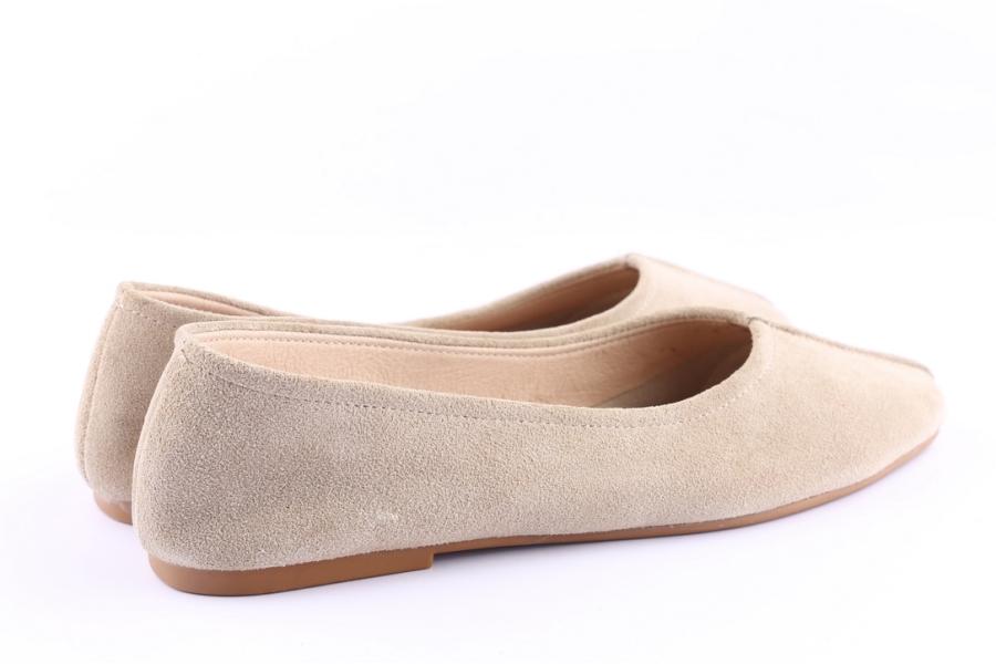D.moro Shoes Women Suede Leather Ballet For Summer: C617 Beige (Wholesale)