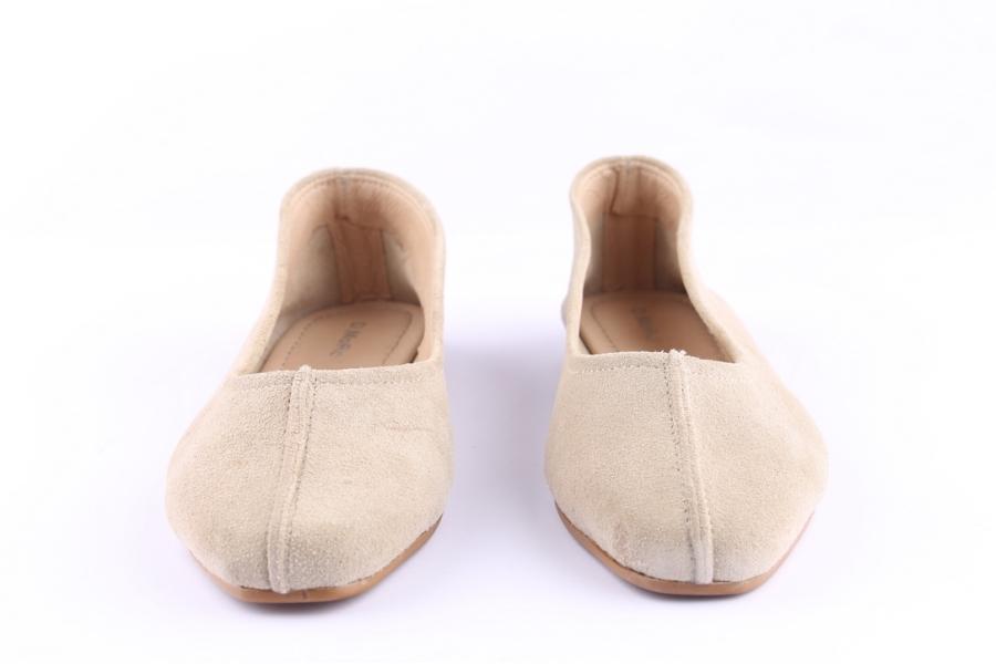 D.moro Shoes Women Suede Leather Ballet For Summer: C617 Beige (Wholesale)