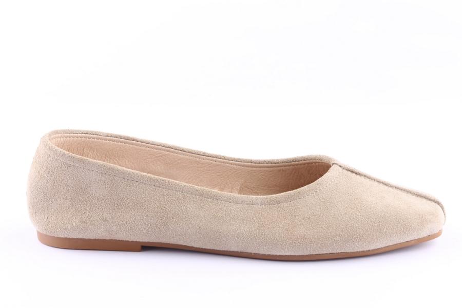 d.moro shoes Women Suede Leather Ballet for Summer: C617 Beige (Wholesale)