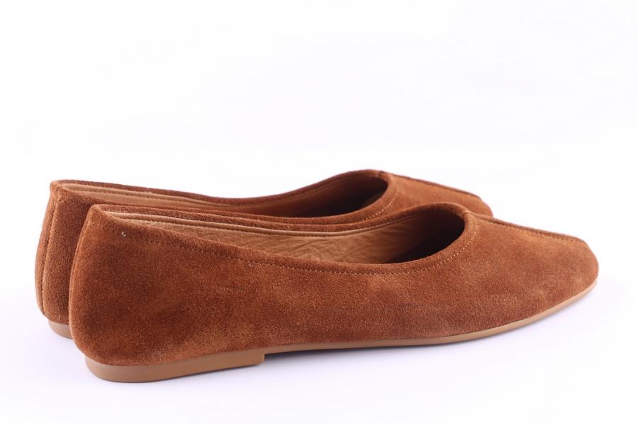 D.moro Shoes Women Suede Leather Ballet For Summer: C617 Tan (Wholesale)