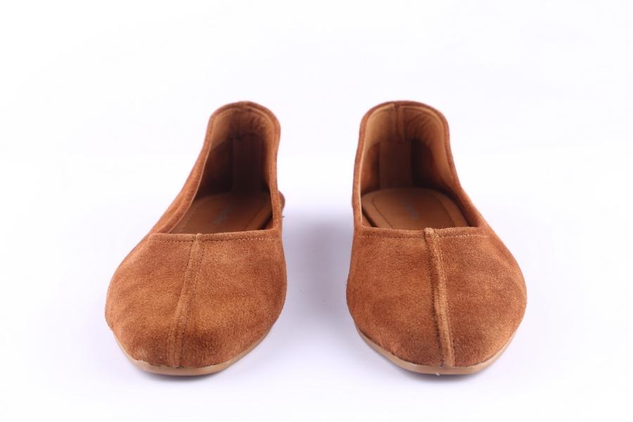 D.moro Shoes Women Suede Leather Ballet For Summer: C617 Tan (Wholesale)