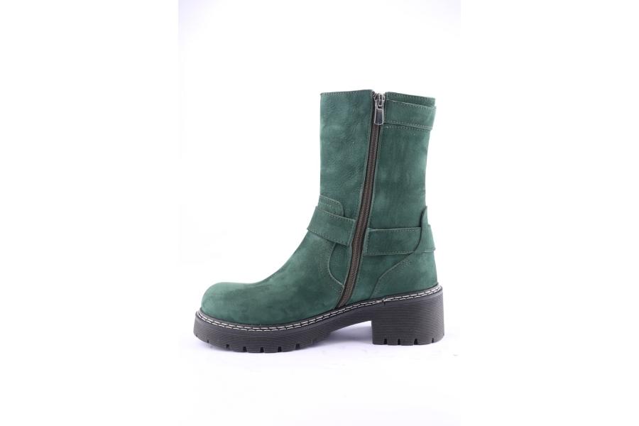 D.moro Shoes Women Suede Leather BOOTS For Winter: 20610 Green (Wholesale)