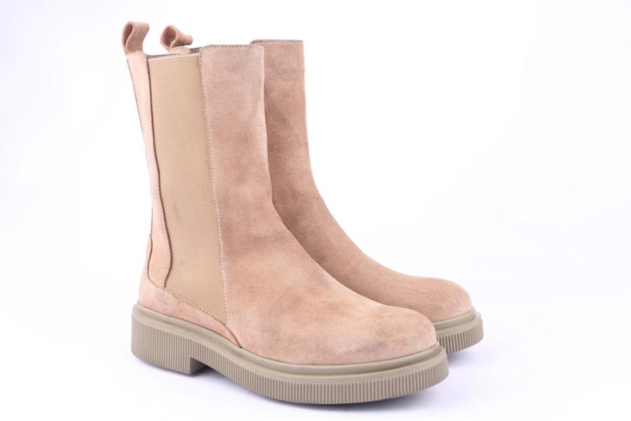 D.moro Shoes Women Suede Leather BOOTS For Winter: 506B Beige (Wholesale)