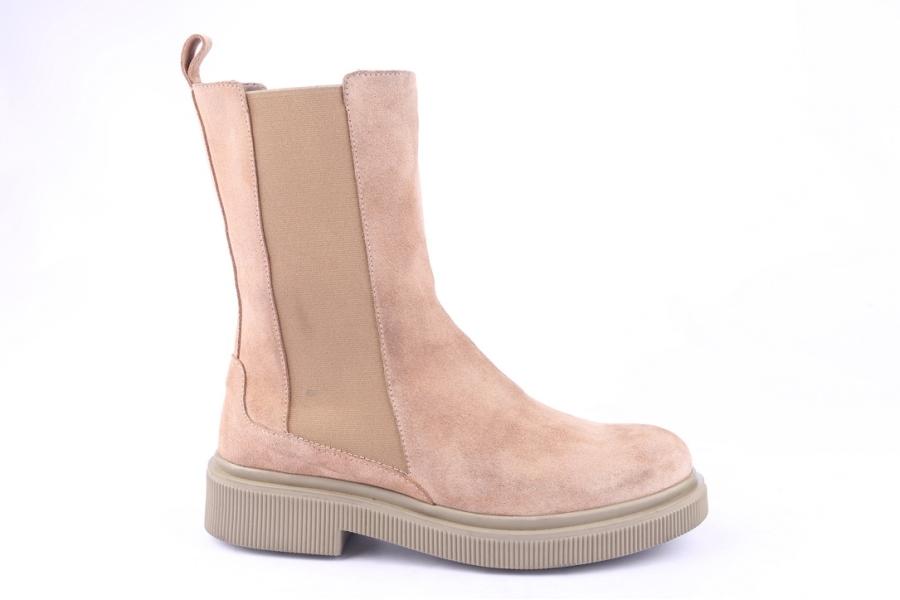 d.moro shoes Women Suede Leather BOOTS for Winter: 506B Beige (Wholesale)