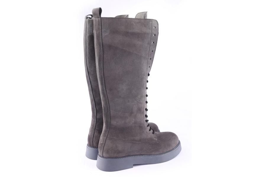 D.moro Shoes Women Suede Leather BOOTS For Winter: 545L Grey (Wholesale)